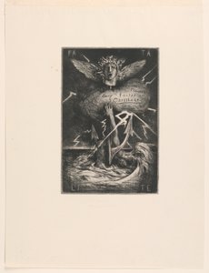 Strona tytułowa „Dwanaście akwafort” autorstwa Francois Nicolas Chifflart