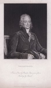 Charles Maurice de Talleyrand-Périgord , francuski polityk i dyplomata (grafika) autorstwa Francois Pascal Simon (after) Gerard
