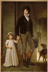 Le peintre Isabey et sa fille - Malarz Jean-Baptiste Isabey i jego córka Alexandrine ...