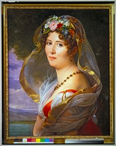 Portret Konstancji Ossolińskiej Łubieńskiej, niedatowany (olej na płótnie)