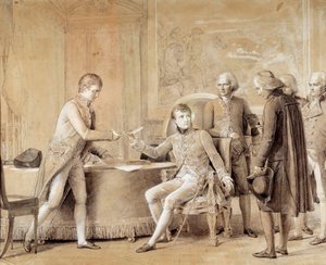 Podpisanie konkordatu między Francją a Saint Siege przez Pierwszego Konsula w dniu 15 lipca autorstwa Baron François Pascal Simon Gérard