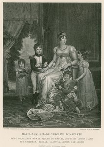 Marie-Anunciade-Caroline Bonaparte autorstwa Francois Pascal Simon Gerard