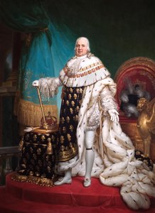 Portret króla Francji Ludwika XVIII, 1824