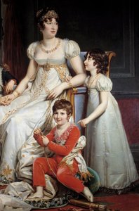 Portret Marie-Annonciade znanej jako Caroline Bonaparte autorstwa Francois Pascal Simon Gerard