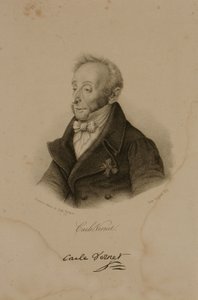 Antoine Charles Horace Vernet, znany jako Carle Vernet (1758-1836) autorstwa Francois Seraphin Delpech