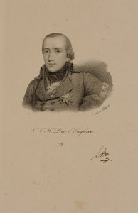 Louis Antoine Henri de Bourbon (1772-1804) Książę Enghien w mundurze Conde autorstwa Francois Seraphin Delpech