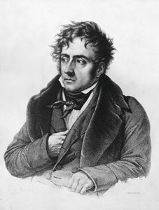 Portret Francois-Rene, wicehrabiego de Chateaubriand (1768-1848), francuskiego pisarza, polityka, dyplomaty i historyka