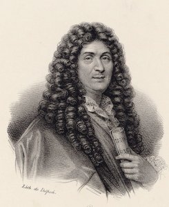 Portret kompozytora Jean-Baptiste Lully 1632-1687. autorstwa Francois Seraphin Delpech