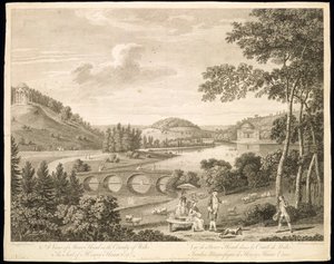 Widok na Stour Head w Wiltshire