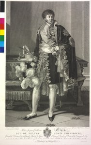 Książę Feltre Clarke (akwaforta) autorstwa Francois Xavier Fabre
