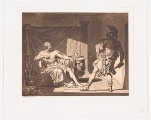 Marius w Minturnae, ca. 1796-1800. autorstwa Francois Xavier Fabre