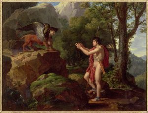 Edyp i Sfinks, ok. 1806-08