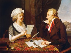 Portret Vittorio Alfieri (Asti autorstwa Francois Xavier Fabre