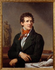 Portret rzeźbiarza Antonio Canovy (1757-1822) Obraz Xaviera Fabre (1766-1837) 1812 wym. 0,91x0,7 m Montpellier, musee Fabre - Portret włoskiego rzeźbiarza Antonio Canovy (1757-1822). Obraz Francois Xavier Fabre (1766-1837)