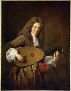 Charles Mouton, lutnista ... autorstwa Francois de Troy