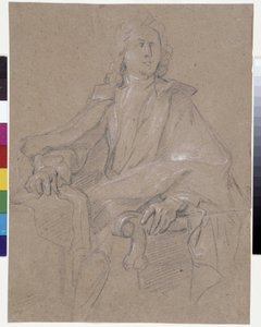 Portret Jules Hardouin Mansart (1645-1708) (olej na płótnie)
