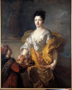 Portret księżnej Mocy. Obraz Francois De Troy (1645 - 1730)