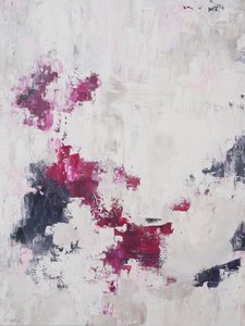Żywy róż – abstrakcja autorstwa Françoise Wattré