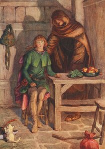 Edwin i Angelina, z „Pustelnika” Olivera Goldsmitha autorstwa Frank Adams