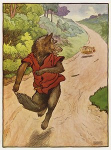 Ilustracja do trzech małych świnek autorstwa Frank Adams