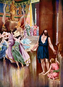 Samson i Dalila, Ostatni akt ostatnia scena autorstwa Frank Adams