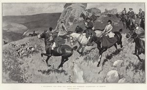 Udany dzień z Devon i Somerset Staghounds na Exmoor (lito) autorstwa Frank Craig