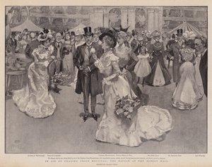 Na pomoc szpitalowi Charing Cross, bazarze w Albert Hall autorstwa Frank Craig