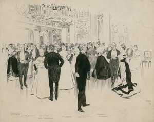 Bal Pamięci Gordona w Hotelu Cecil, pomiędzy tańcami autorstwa Frank Craig