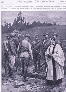 Przysięga zemsty, ilustracja z filmu After Pretoria: The Guerilla War, 1902