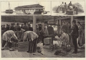 Szkice w Chinach na pokładzie opiumowego hulka w Szanghaju