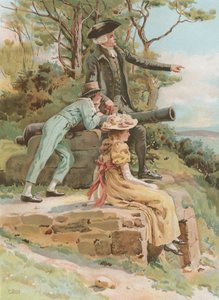 Stare pole bitwy (chromolitho) autorstwa Frank Dadd