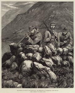 Książę Walii w Highlands, Deer-Drive w Invercauld autorstwa Frank Dadd