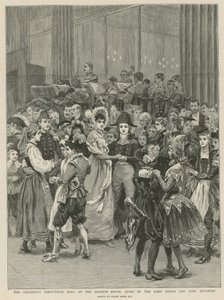 Bal przebierańców dla dzieci w Dworku (grafika) autorstwa Frank Dadd