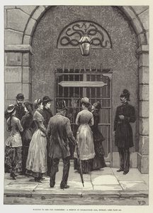 Czekam na więźniów, szkic w więzieniu Kilmainham w Dublinie