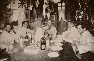Święto Środka Zimy 1912 r. - Oficerowie 1913 r. autorstwa Frank Debenham
