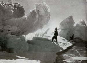 Ciśnieniowe bloki lodu w pobliżu Discovery Bluff, c1911, 1913 autorstwa Frank Debenham