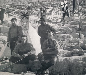 Druga partia zachodnia w Cape Geology w Boże Narodzenie 1911, 1913. autorstwa Frank Debenham