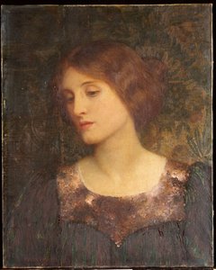 Kontemplacja, 1897 autorstwa Frank Dicksee