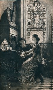 Harmonia, 1877, 1912 autorstwa Frank Dicksee