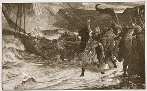 The Funeral of a Viking, ilustracja z 