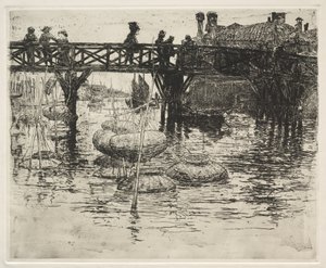 San Pietro in Castello, Wenecja, 1883. autorstwa Frank Duveneck