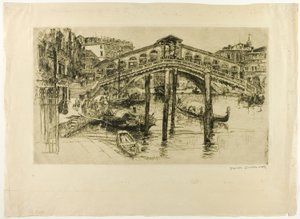 Rialto, Wenecja autorstwa Frank Duveneck