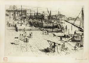 Riva, patrząc w kierunku Pałacu Wielkiego Księcia autorstwa Frank Duveneck