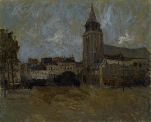 Place St. Germain des Pres, b.d. autorstwa Frank Edwin Scott