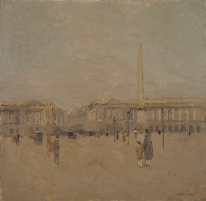 Place de la Concorde nr. II, b.d. autorstwa Frank Edwin Scott
