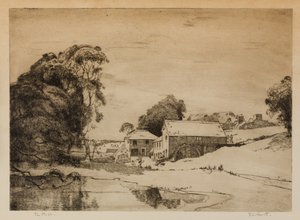 Młyn klapowy, Lamorna autorstwa Frank Gascoigne Heath