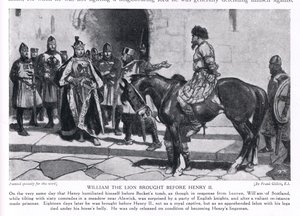 Wilhelm lew przyprowadzony przed Henryka II, lata 20.