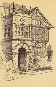 Hall-i-th-Wood, Bolton-le-Moors (litografia)