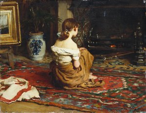 Przy kominku, 1878
