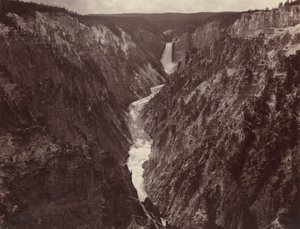Wielki Kanion Yellowstone i wodospady, ok. 1884 (zdjęcie)